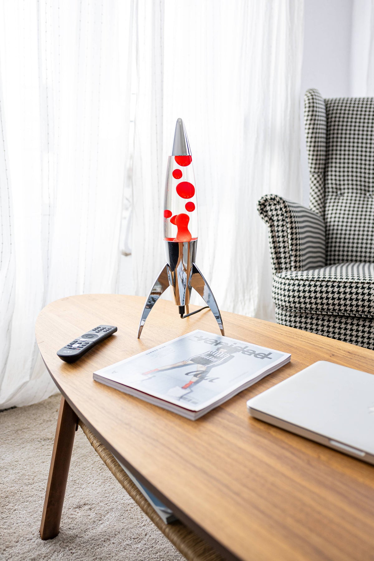 Red Rocket Lava Lamp