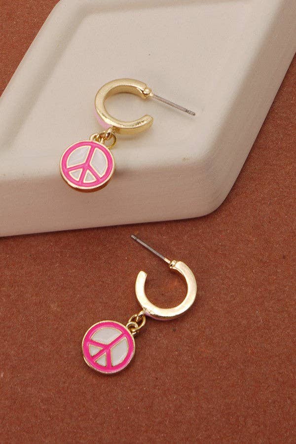 Charm Mini Hoop Earring