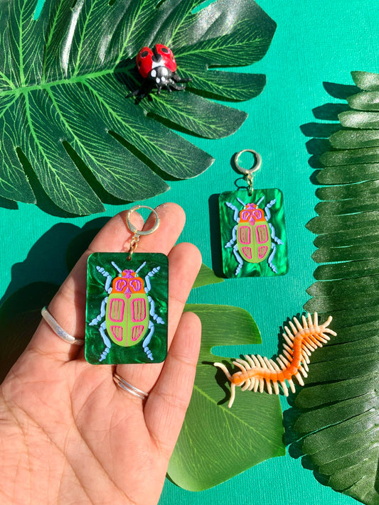 Big Beetle Earrings