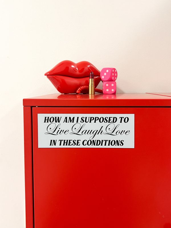 Live Laugh Love Bumper Magnet