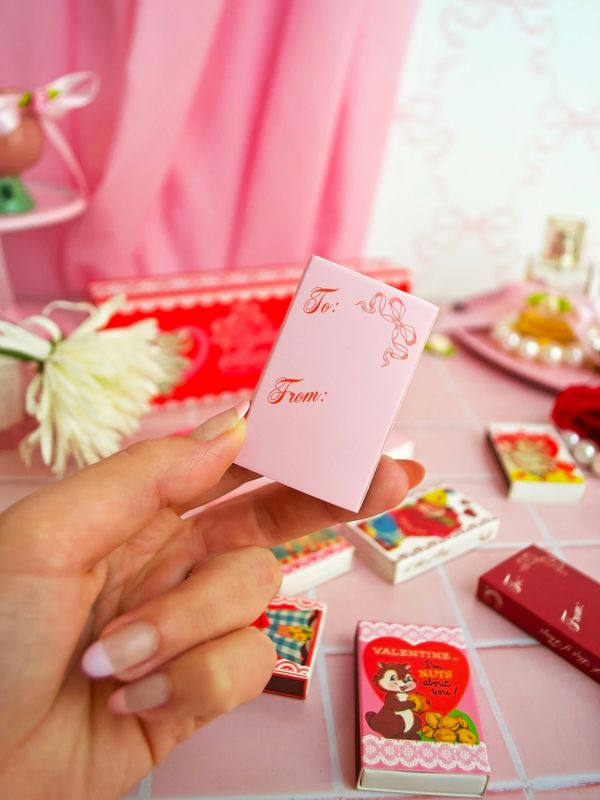 Valentine's Matchbook Set