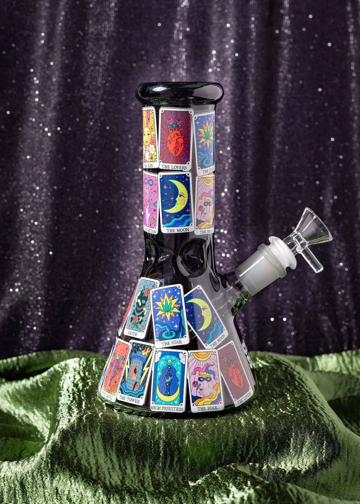 Tarot Card 8" Bong