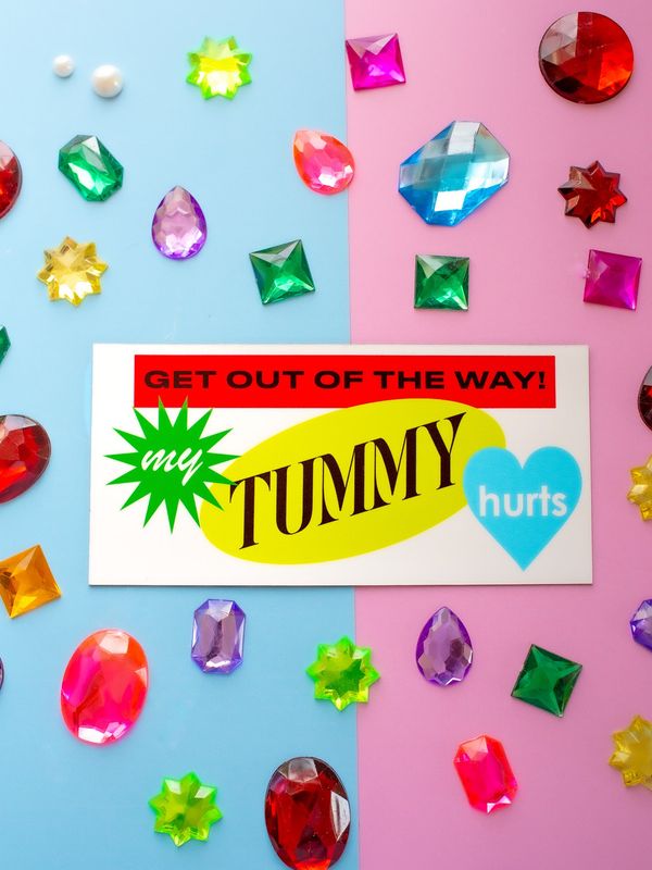 My Tummy Hurts Bumper Magnet