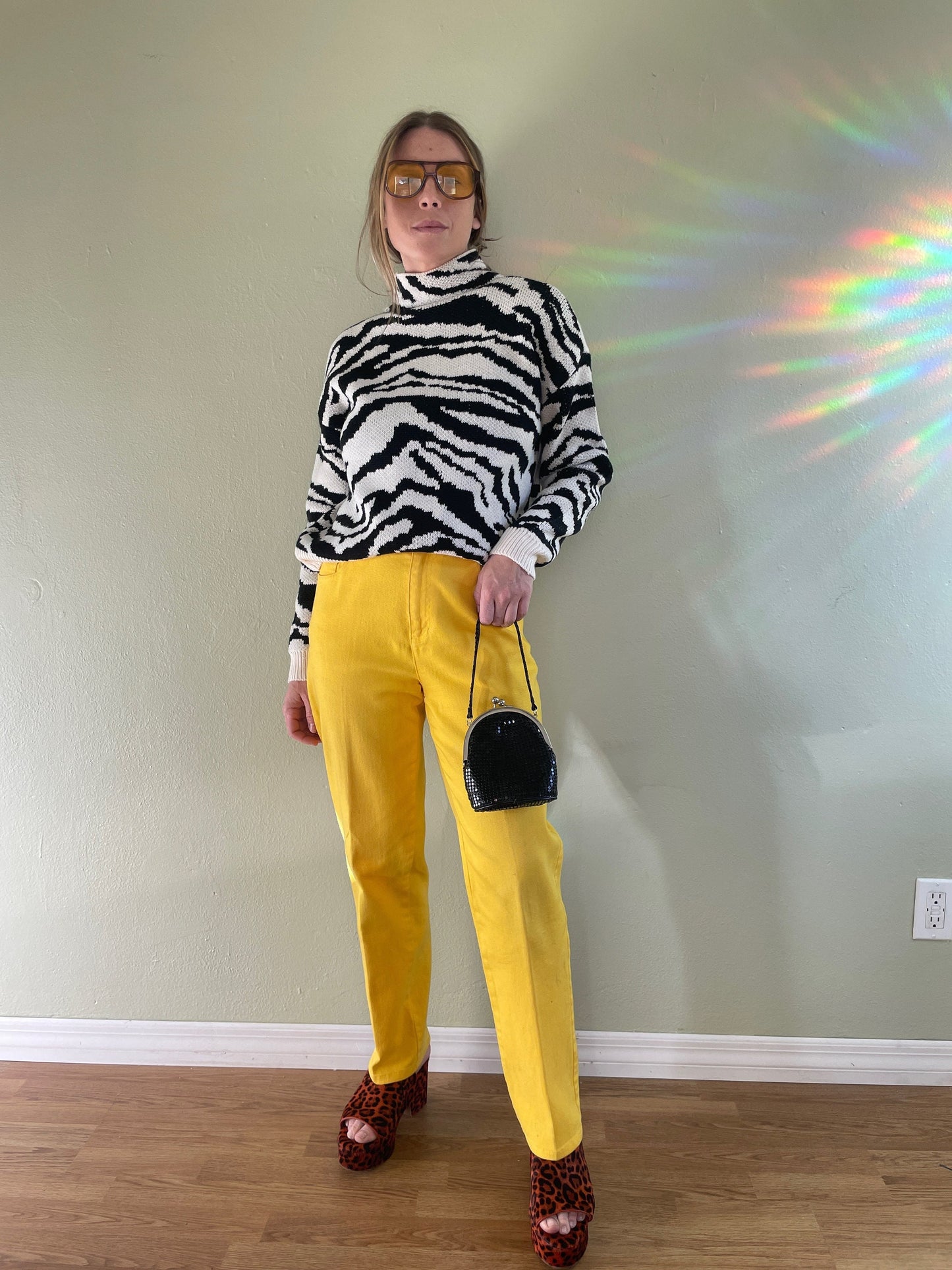 Polo Ralph Lauren Mustard Yellow Mom Jeans